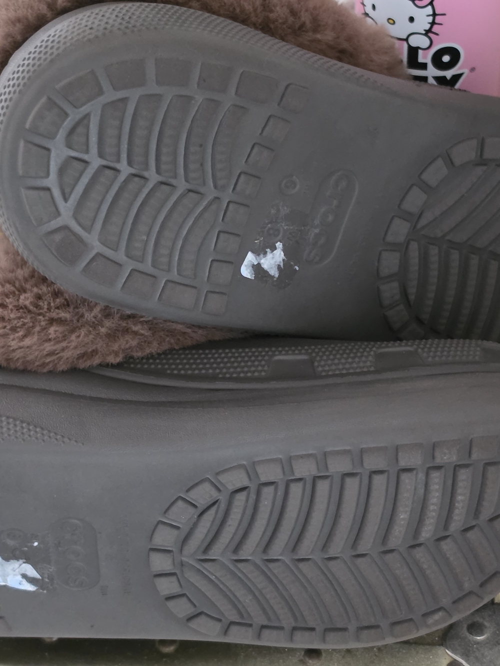 Furever Crocs Platform Brown 8 - Picture 5 of 6